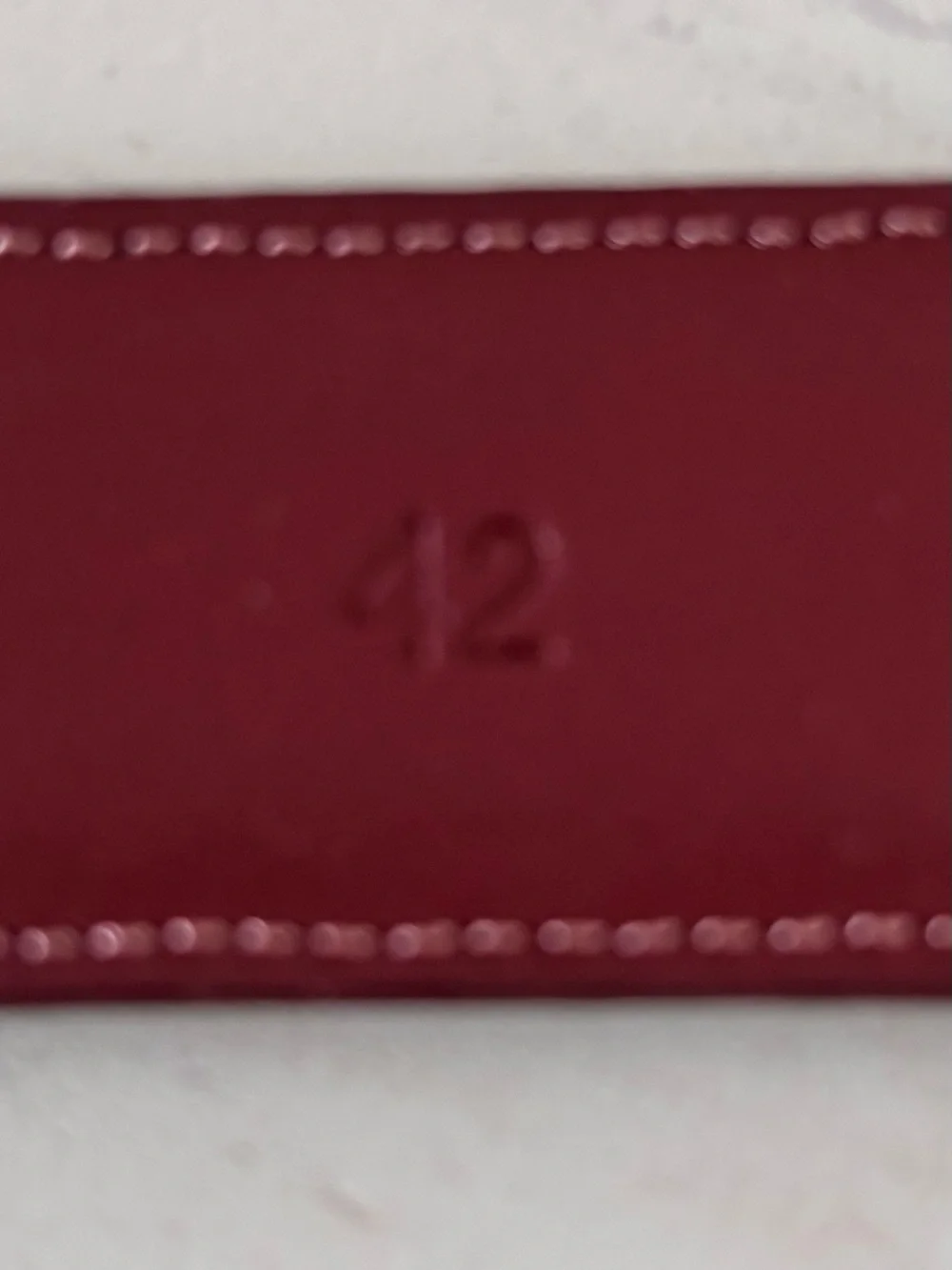 Torino Leather Co Men’s Brown Aniline Kipskin Dress Belt Size 42 USA